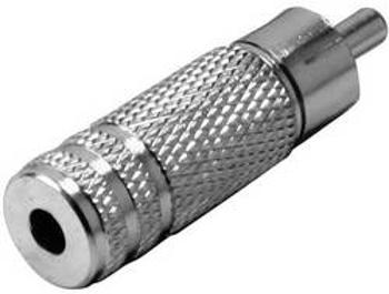 Adaptér jack TRU COMPONENTS 1559805, cinch zástrčka - jack zásuvka 3,5 mm, mono, pólů 2, 1 ks