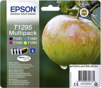 Epson Ink T1295 originál kombinované balení černá, azurová, purppurová, žlutá C13T12954012