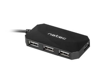 Natec USB HUB 4-Port LOCUST USB 2.0, Black, NHU-0647