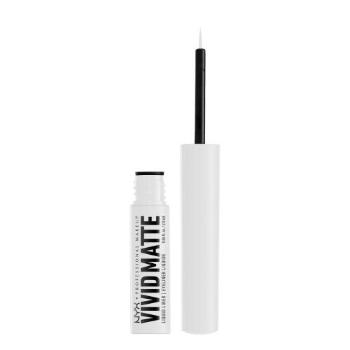 NYX Professional Makeup Vivid Matte 2 ml oční linka pro ženy 02 White tekuté linky