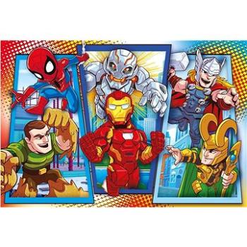 Clementoni Puzzle Marvel Super Hero Adventures MAXI 104 dílků (8005125237463)
