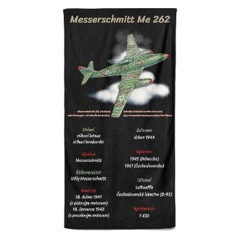 Osuška Messerschmitt Me 262 (Velikost osušky: 70x140cm)