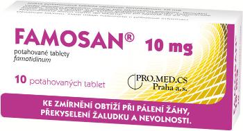 Famosan 10 mg, 10 tablet