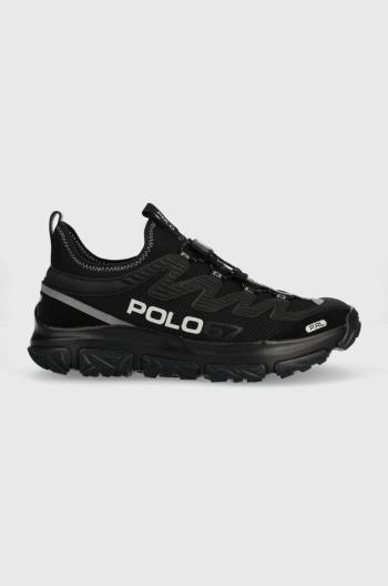 Sneakers boty Polo Ralph Lauren Advntr 300lt černá barva
