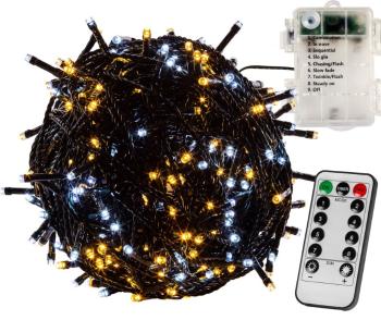 VOLTRONIC® 67405 Vánoční řetěz 5 m, 50 LED, teple/stud.bílý+ovladač