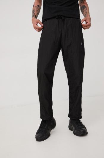 Kalhoty Unfair Athletics pánské, černá barva, hladké