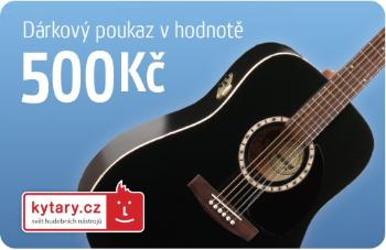 Kytary.cz Dárkový šek 500 Kč