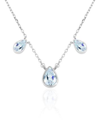 Beneto Exclusive Luxusní stříbrný náhrdelník s topazy TOPAGS1/46