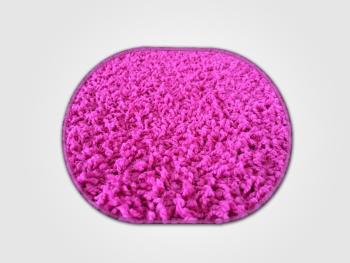 Vopi koberce Kusový koberec Color shaggy růžový ovál - 50x80 cm Růžová