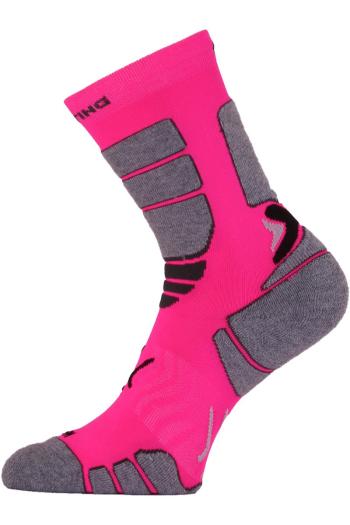 Lasting ILR 408 růžová Středně dlouhá inlinová ponožka Velikost: (34-37) S ponožky