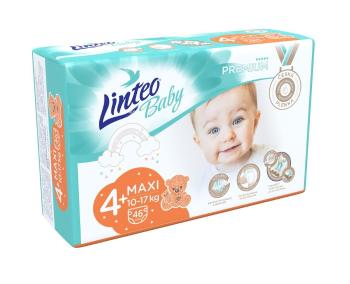 Linteo Baby PREMIUM 4+ Maxi 10-17 kg dětské plenky 46 ks