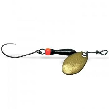 Jigovkycz třpytka classic barbless gold (black/orange) - 1