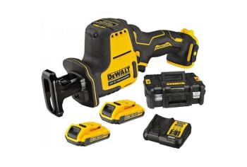 DeWalt bezuhlíková mečová pila 12V, 2× 2,0 Ah, DCS312D2-QW