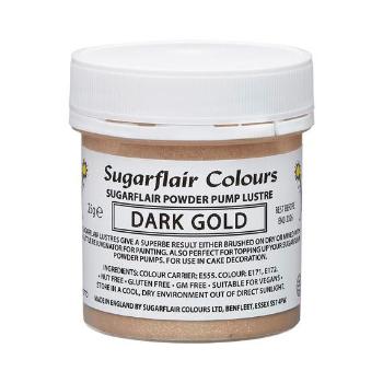 Sugarflair Colors Jedlá náplň do mechanického rozprašovače Dark Gold 25 g