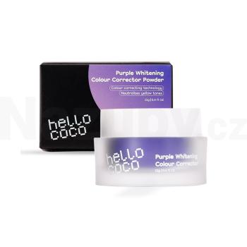 Hello Coco Purple Whitening Colour Corrector zubní pudr 12 g