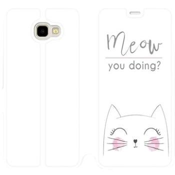 Flipové pouzdro na mobil Samsung Galaxy J4 Plus 2018 - M098P Meow you doing? (5903226503605)