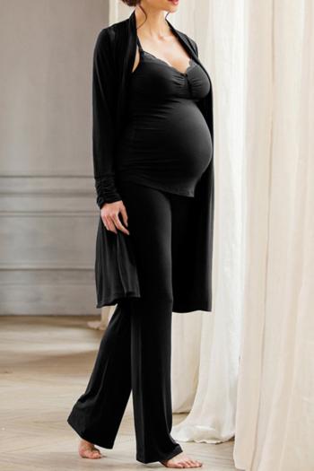 Černé těhotenské kalhoty Serenity