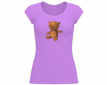 Dámské tričko velký výstřih Medvídek Teddy