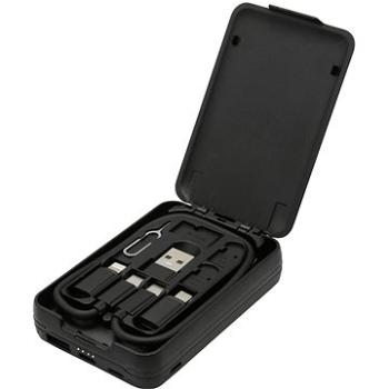 M-Style mini cestovní set 9v1 pro mobilní zařízení s powerbankou 5000mAh (4708-MS-924778)