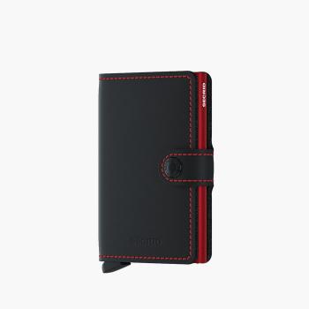 Secrid Miniwallet Matte MM-Black & Red