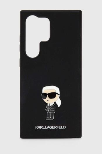 Obal na telefon Galaxy Karl Lagerfeld S24 Ultra S928 černá barva, KLHCS24LSMHKNPK