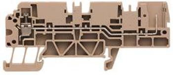 Řadová svorka průchodky Weidmüller WDT 2.5 BT, 1305310000, béžová, 50 ks