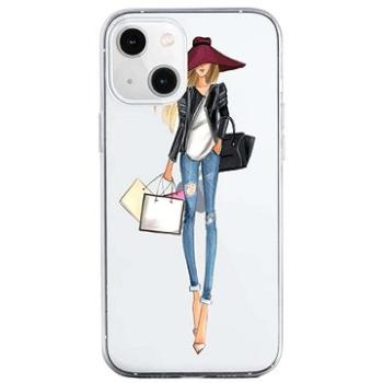 TopQ iPhone 13 mini silikon Lady 2 64745 (Sun-64745)