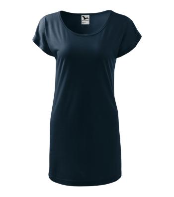 MALFINI Dámské tričko Love - Námořní modrá | XS