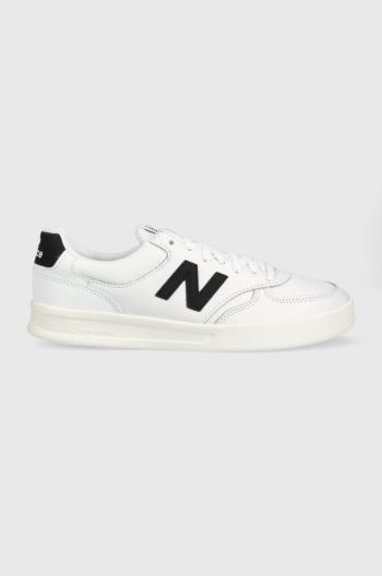 Kožené sneakers boty New Balance Ct300sb3 bílá barva
