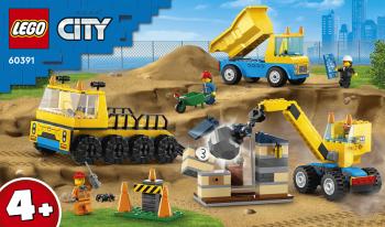 LEGO® City 60391 Vozidla ze stavby a demoliční koule