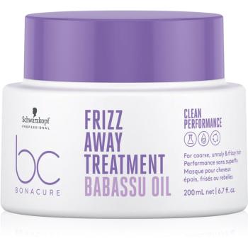 Schwarzkopf Professional BC Bonacure Frizz Away Treatment maska pro nepoddajné a krepatějící se vlasy 200 ml