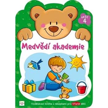 Medvědí akademie 4: Vzdělávací knížka s nálepkami pro tříleté děti (978-80-87641-05-7)