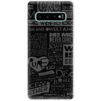 iSaprio Text 01 pro Samsung Galaxy S10 (text01-TPU-gS10)