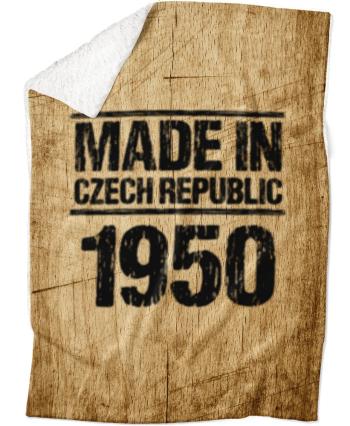 Deka Made In (rok: 1950, Podšití beránkem: ANO)