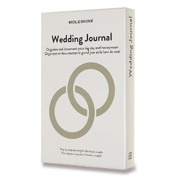 Zápisník Moleskine Passion Wedding Journal BÍLÝ- tvrdé desky L 1331/1517120