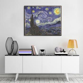 Obraz na plátně Vincent van Gogh - Hvězdná noc