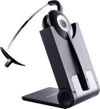 Telefonní headset DECT bez kabelu, mono Jabra PRO920 na uši černá, stříbrná