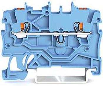 Průchodková svorka WAGO 2200-1204, pružinové připojení , 3.50 mm, modrá, 100 ks