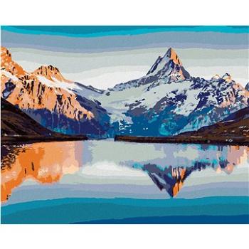 Diamondi - Diamantové malování - FANTASTICKÉ PANORAMA JEZERA BACHALPSEE VE ŠVÝCARSKU, 40x50 cm, bez  (606899A)