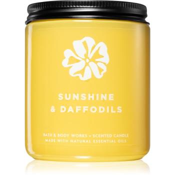 Bath & Body Works Sunshine and Daffodils vonná svíčka 198 g