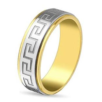 Šperky4U Ocelový prsten - velikost 50 - OPR0011-6-50