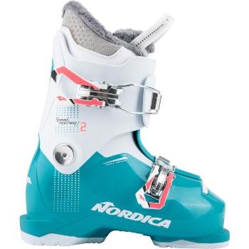 Nordica SPEEDMACHINE J 2 Dětské sjezdové boty, tyrkysová, velikost 19.5