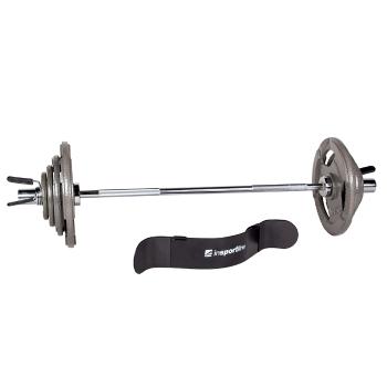 Olympijský nakládací set inSPORTline Biceps HAMERTON 120 cm/50 mm 10-45kg