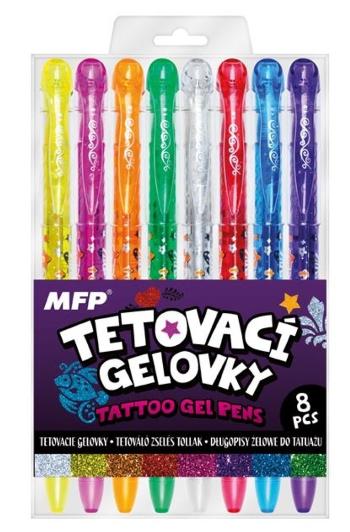Tetovací gelová sada 8 barev - Centropen