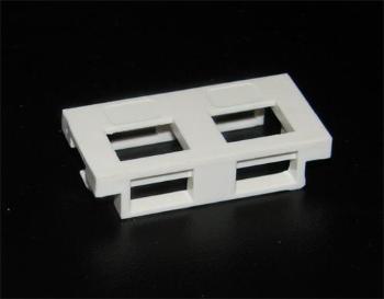 Zásuvka Rámeček pro modulární box pro 2 keystone, FA-480-2MP