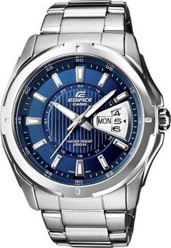 Náramkové hodinky Casio EF-129D-2AVEF, (d x š x v) 49 x 44.8 x 10.4 mm, nerezová ocel