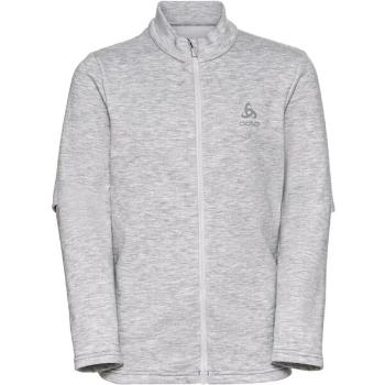 Odlo MID LAYER FULL ZIP BERRA KIDS Dětská mikina, šedá, velikost 164