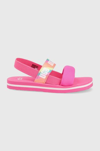 Dětské sandály UGG Zuma Sling růžová barva