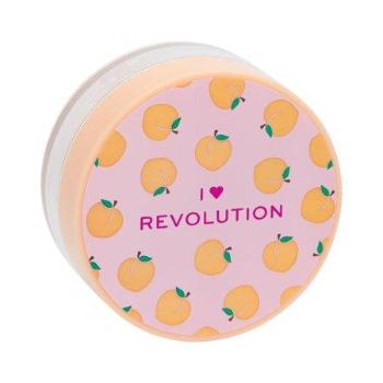make-up Revolution London I Heart Revolution Loose Baking Powder jemný pudr pro zmatnění a fixaci make-up Peach 22 g