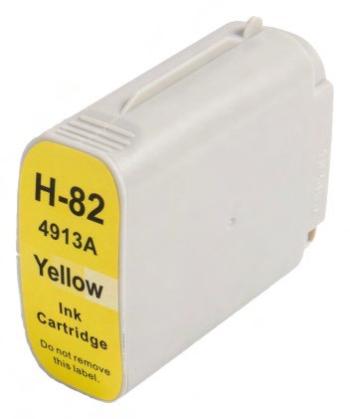 HP C4913AE - kompatibilní cartridge HP 82, žlutá, 69ml